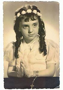 COMMUNIONS ORAN SOEURS TRINITAIRES DE SAINT LOUIS PRIVEE 4 MAI 1950 DE MARIE THERESE SOLER